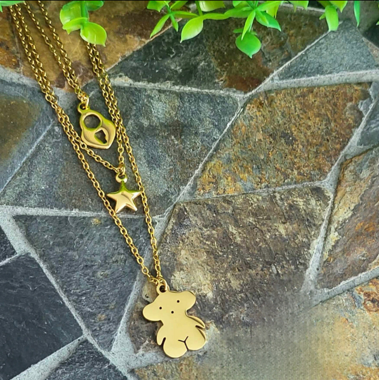 Three Layers Inspired Bear Stainless Steel Set