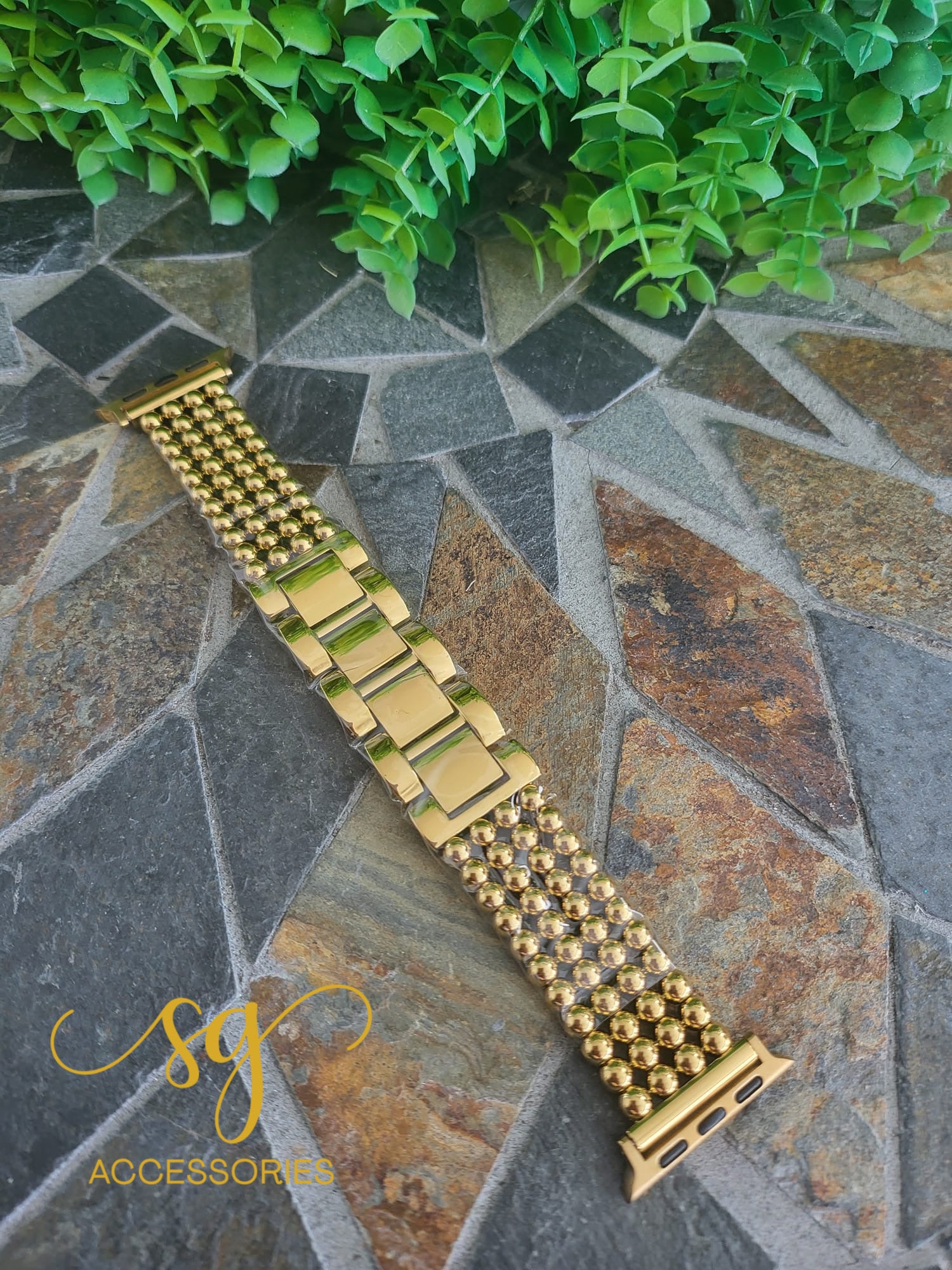 Correa para tu Apple Watch - Dorado