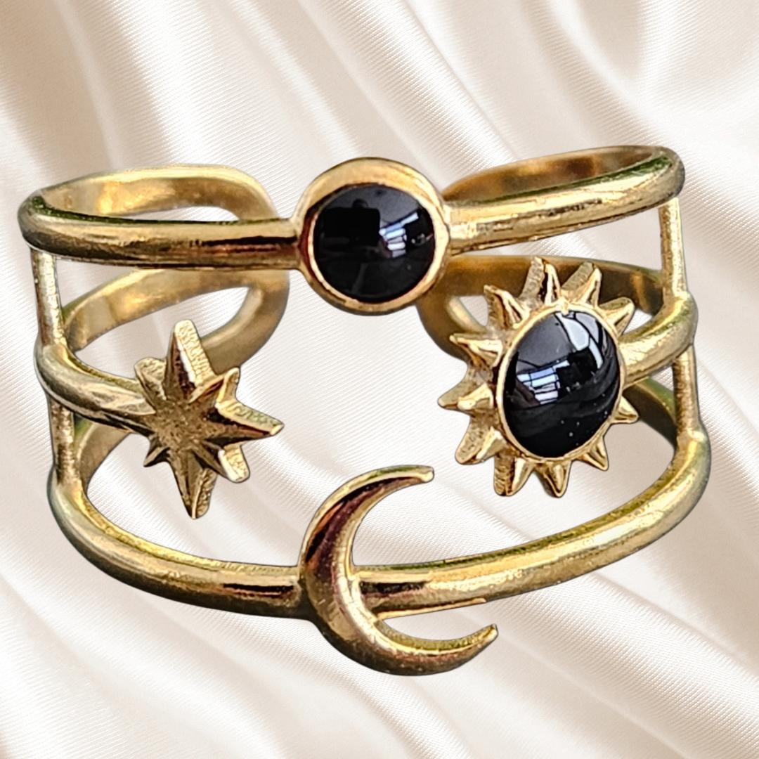 LUXE RING - CELESTIAL DREAMS (Black)