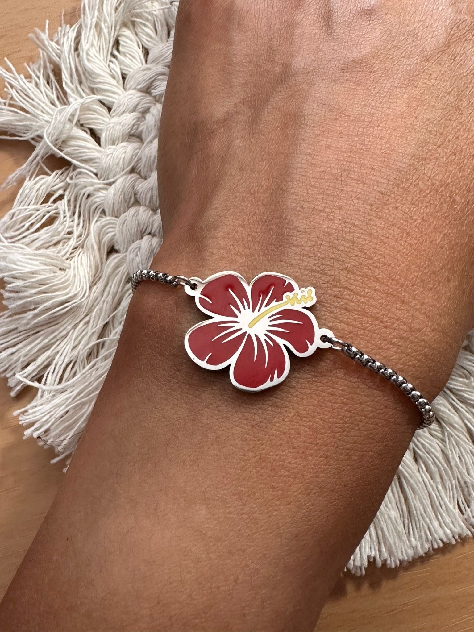 Pulsera - Amapola - plateada
