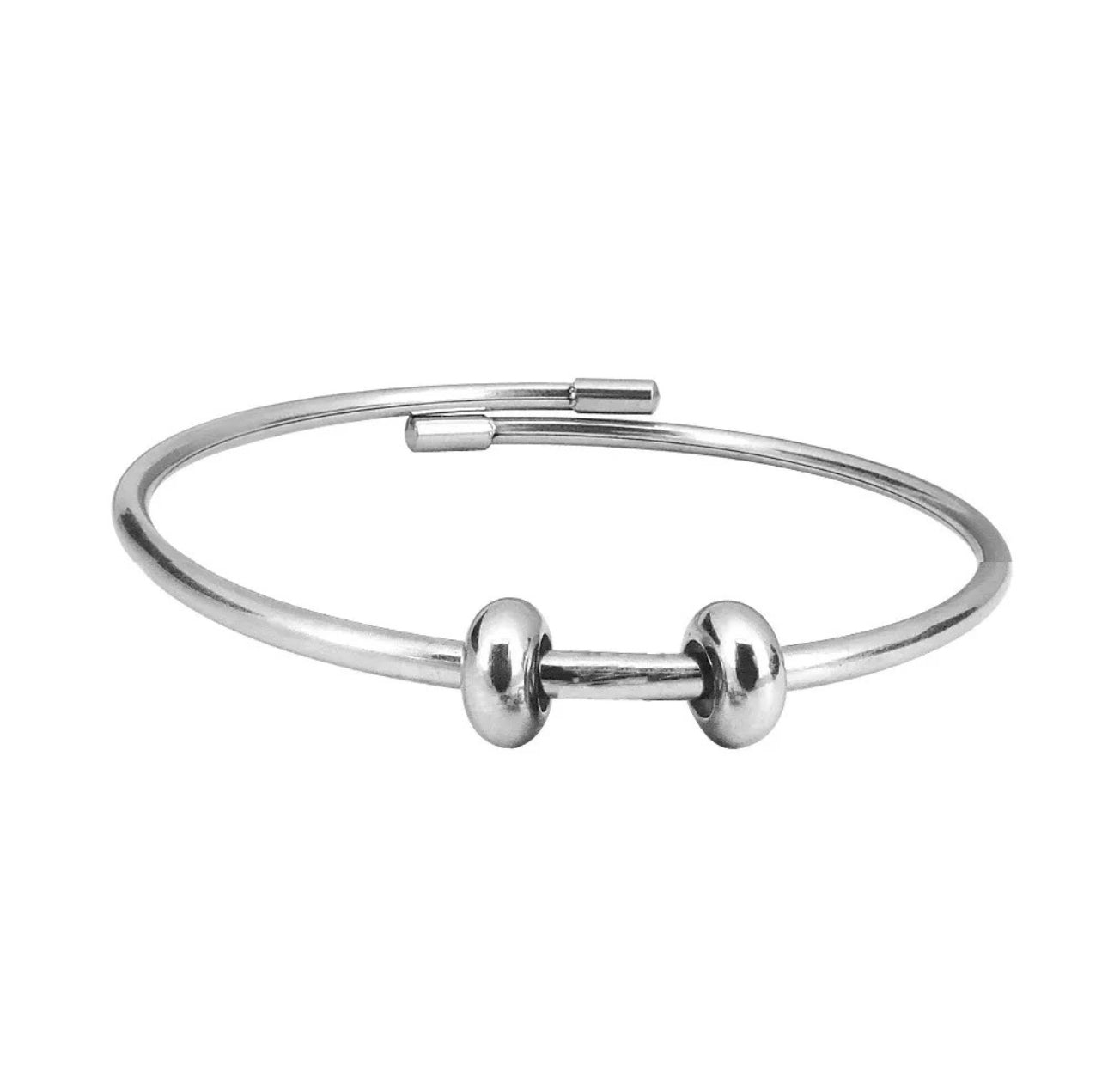 CBM - Bracelet 1 cuff (pulsera para charms) Stainless Steel