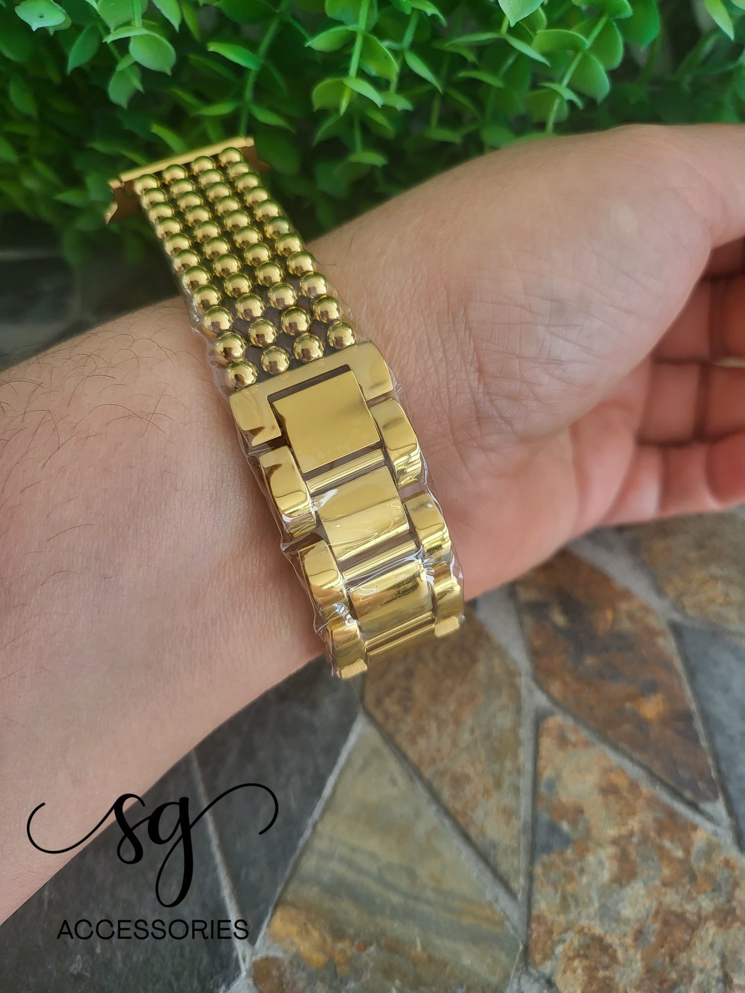 Correa para tu Apple Watch - Dorado