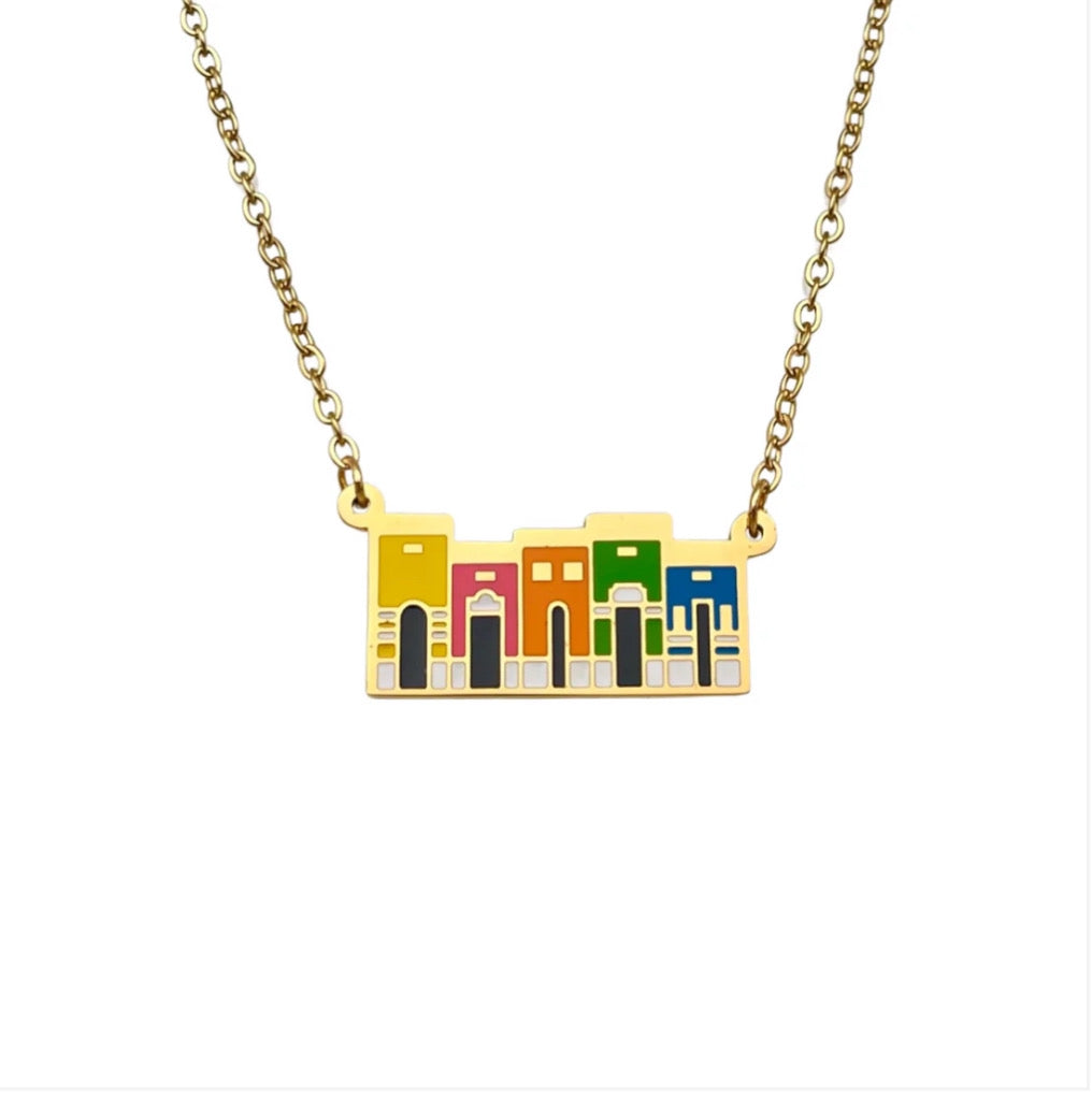 Las Casitas de San Juan Pendant (Gold)
