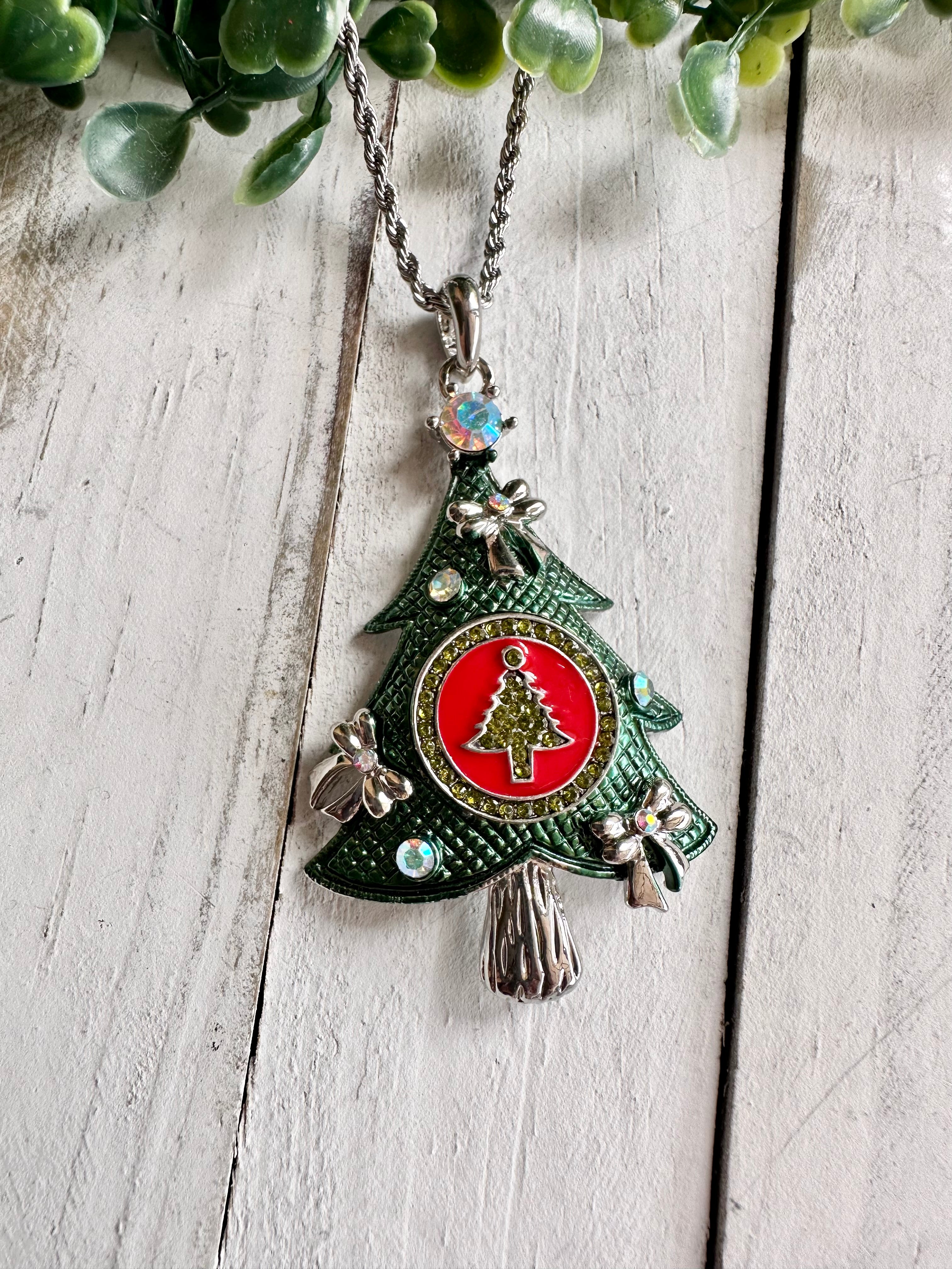 Green Christmas Tree Pendant