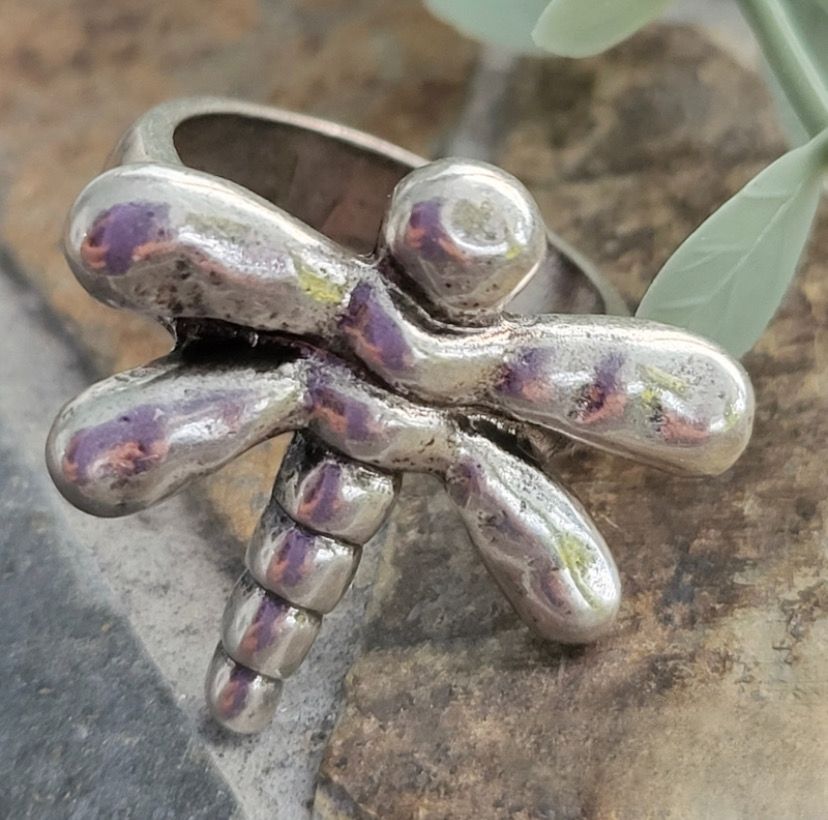 TURKISH dragonfly NECKLACE SET - TATLI SU İNCİSİ YUSUFÇUK (Silver)