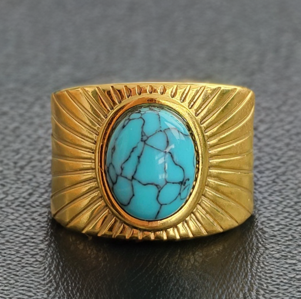 LUXE Ring - SHIMMERING (TURQUOISE)