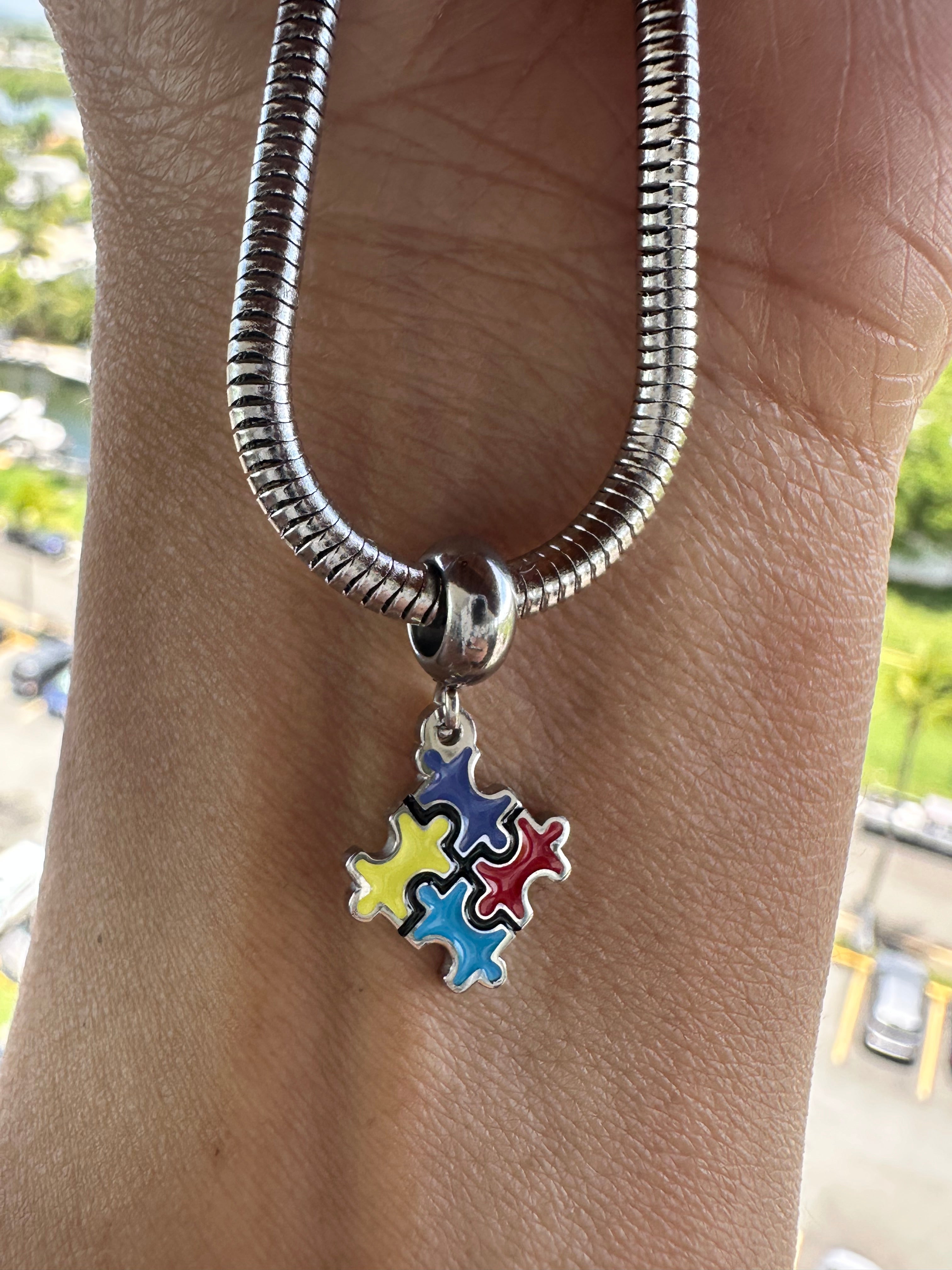 Autism Pendant - silver