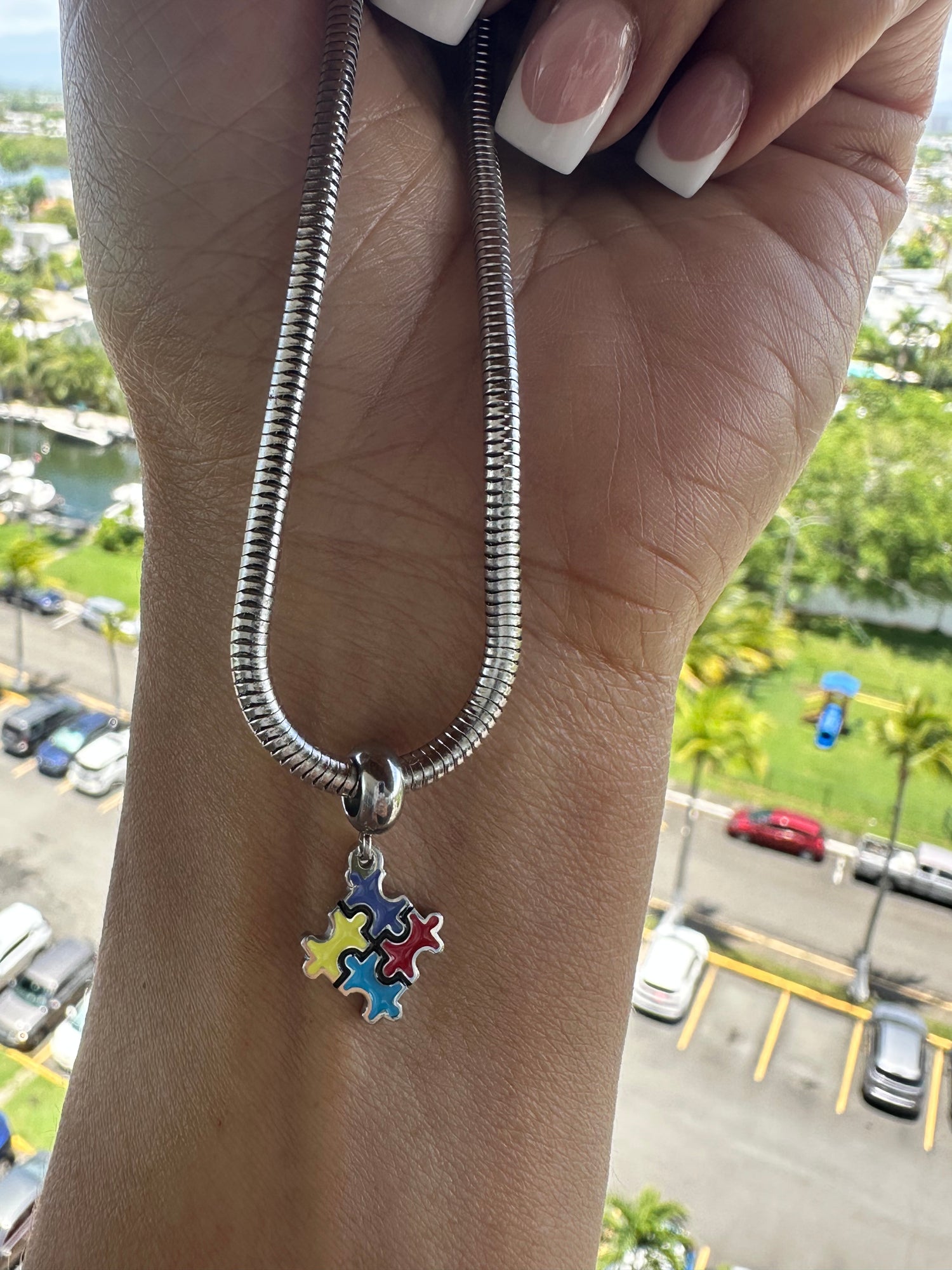 Autism Pendant - silver