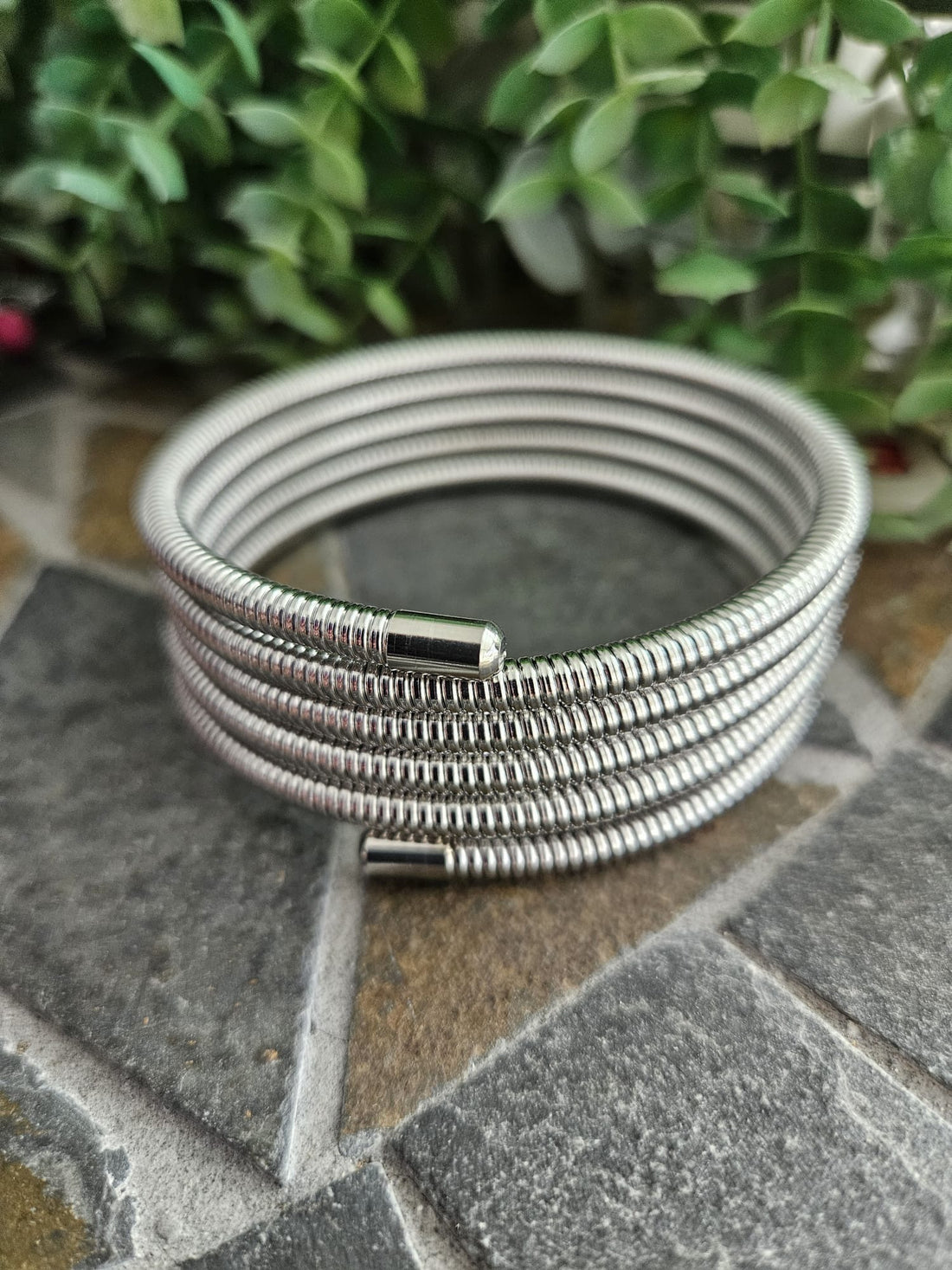The Flow Bangle - plateada