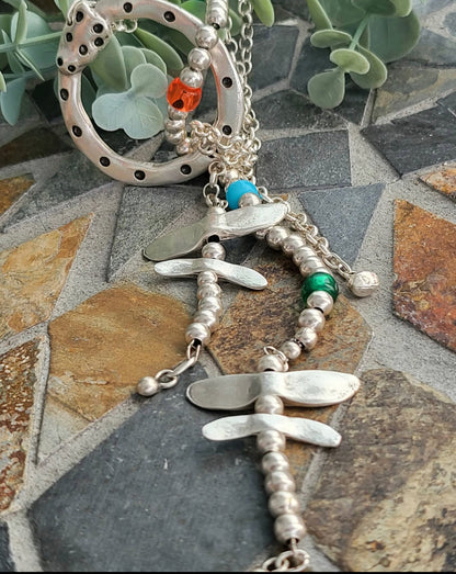 TURKISH NECKLACE SET - Dragonfly