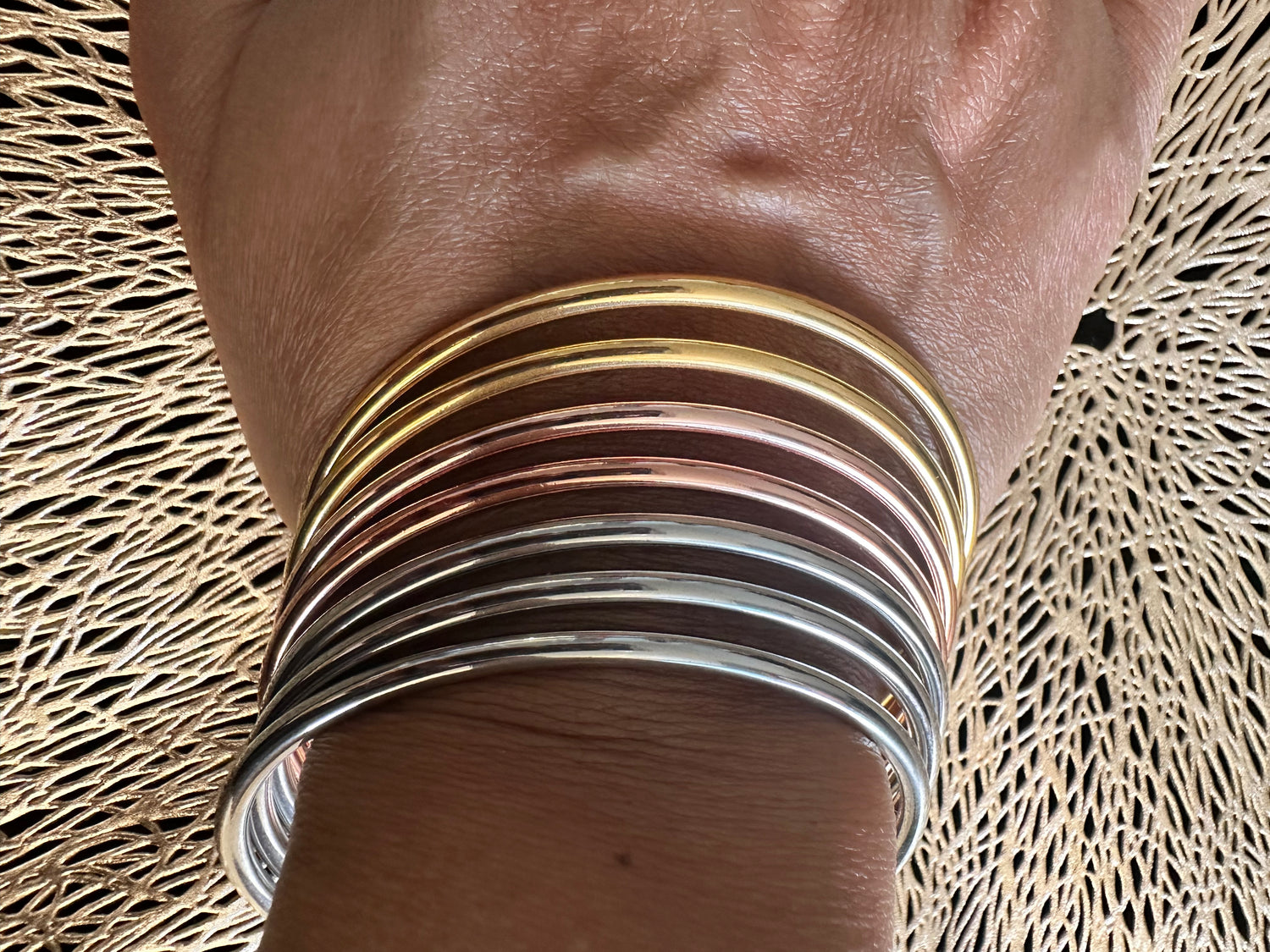 Set de Bangles - Tri - Color