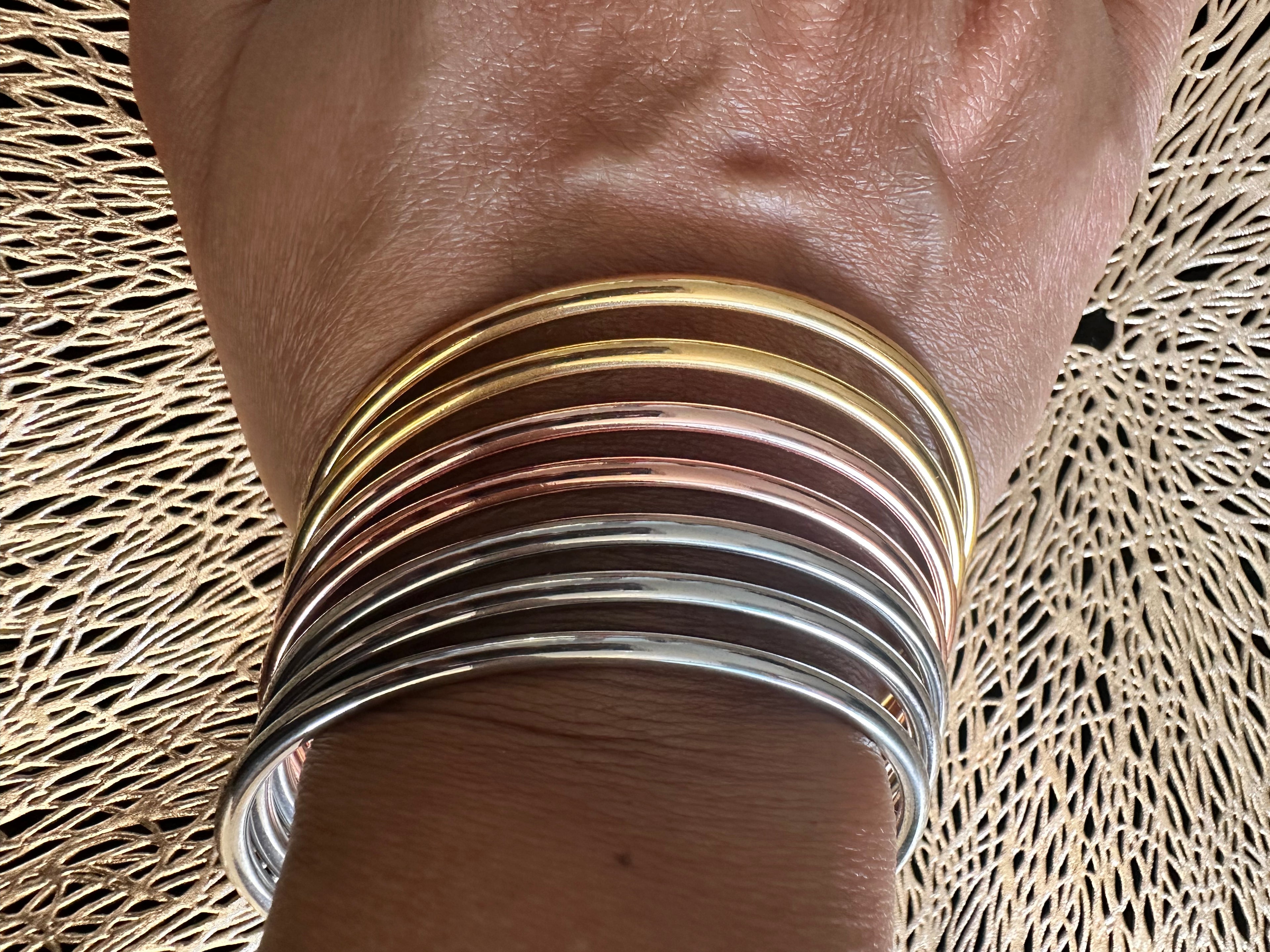 Set de Bangles - Tri - Color