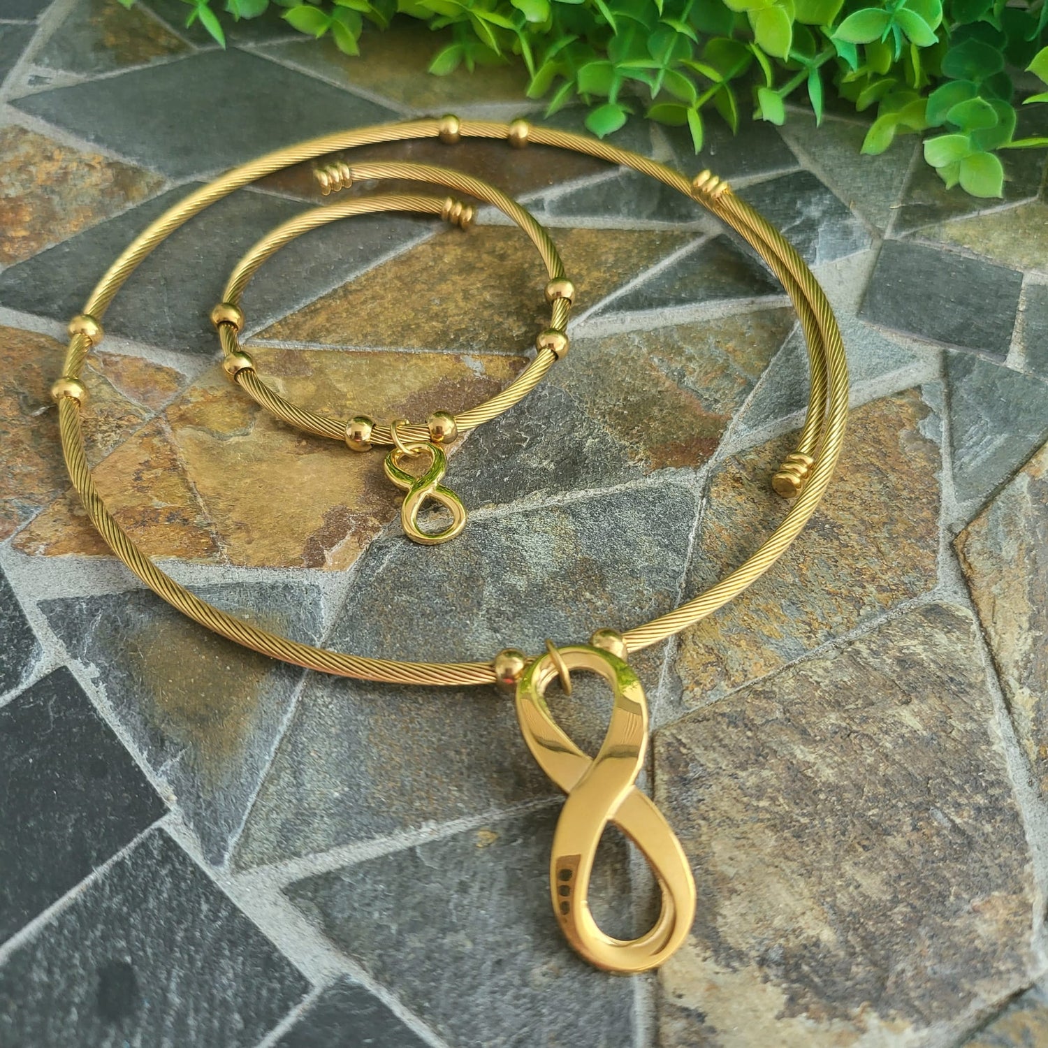 LUXE INFINITE SET (STAINLESS STEEL -GOLD)