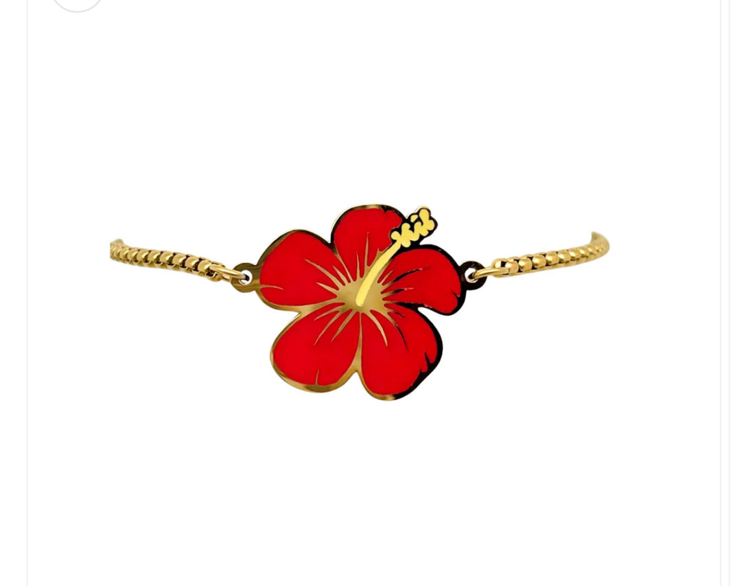Pulsera - Amapola - dorada