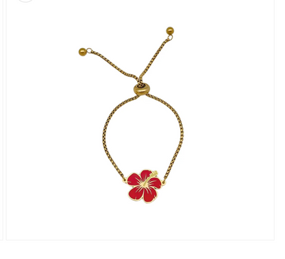 Pulsera - Amapola - dorada