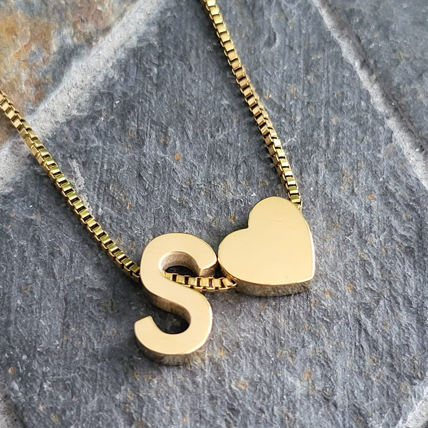 Necklace Initials Love - S