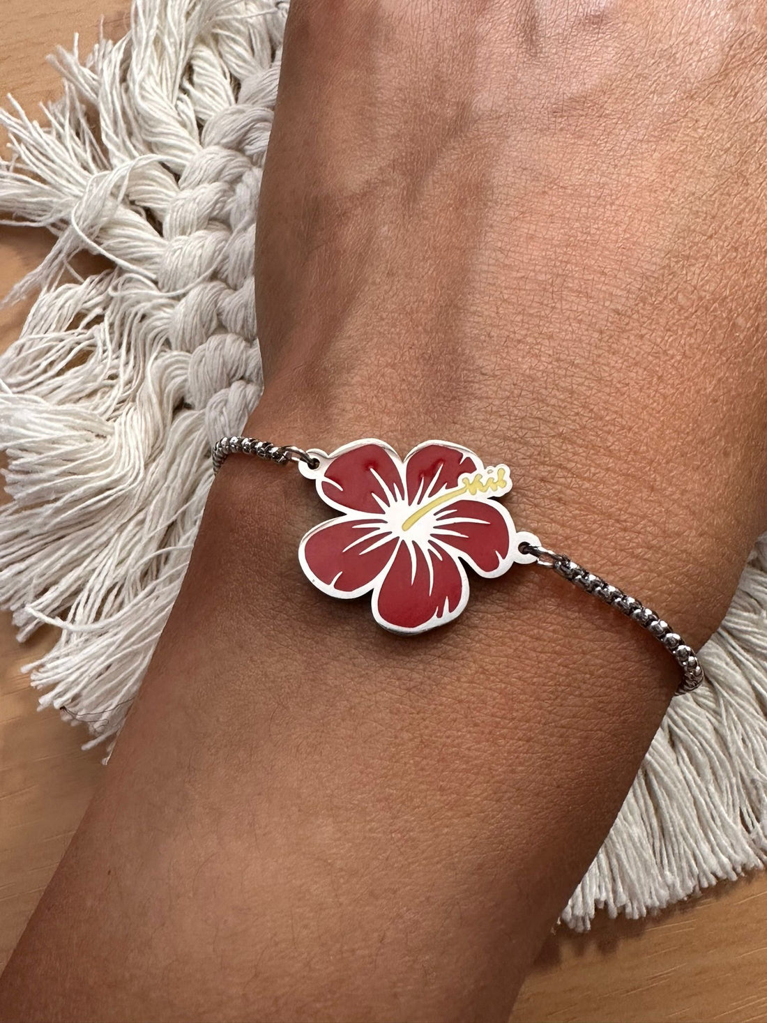 Pulsera - Amapola - plateada