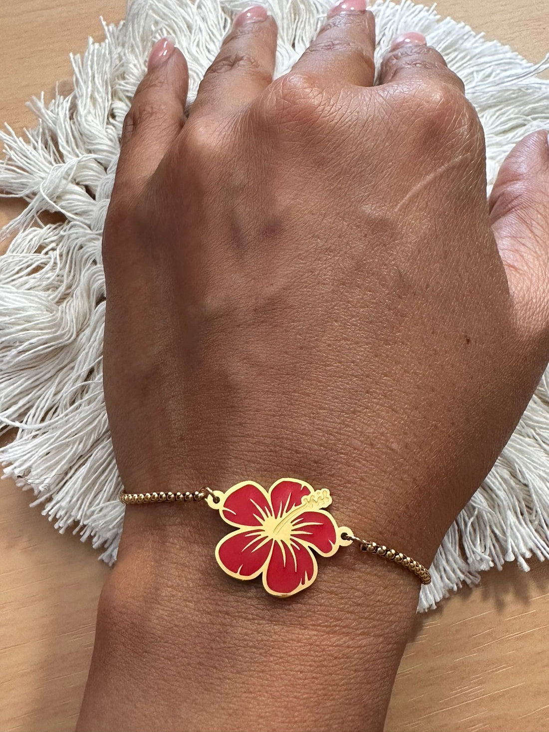 Pulsera - Amapola - dorada