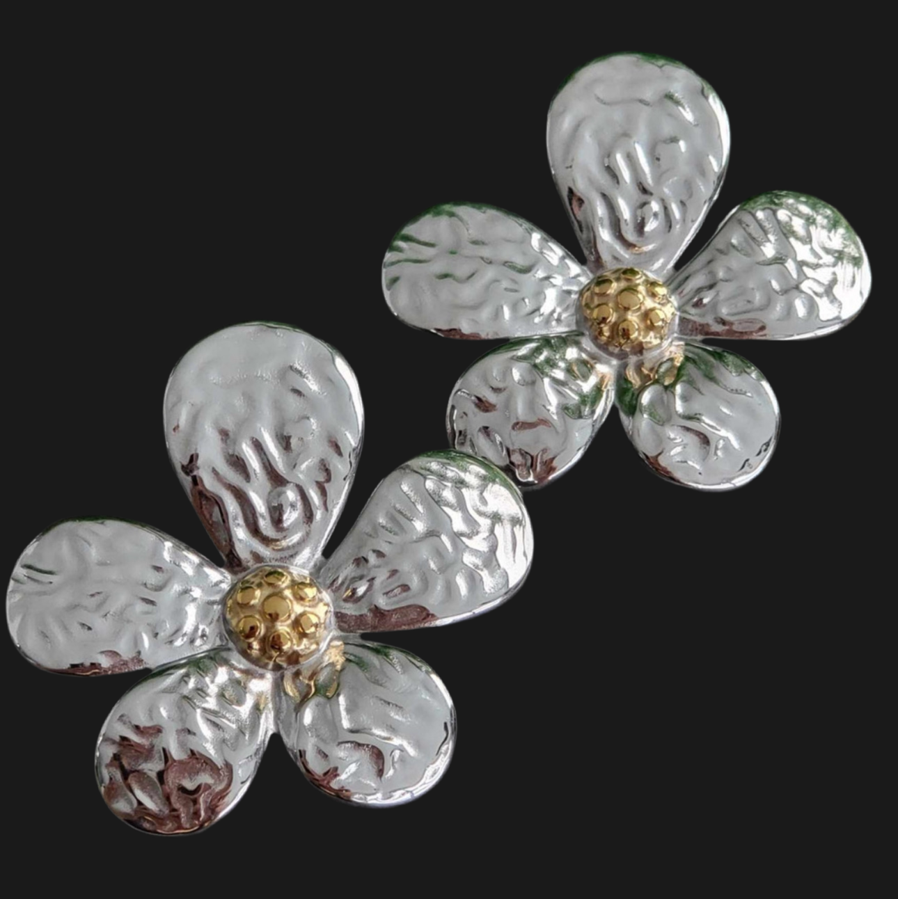 EARRINGS LUXE SS - GLEAMING PETALS