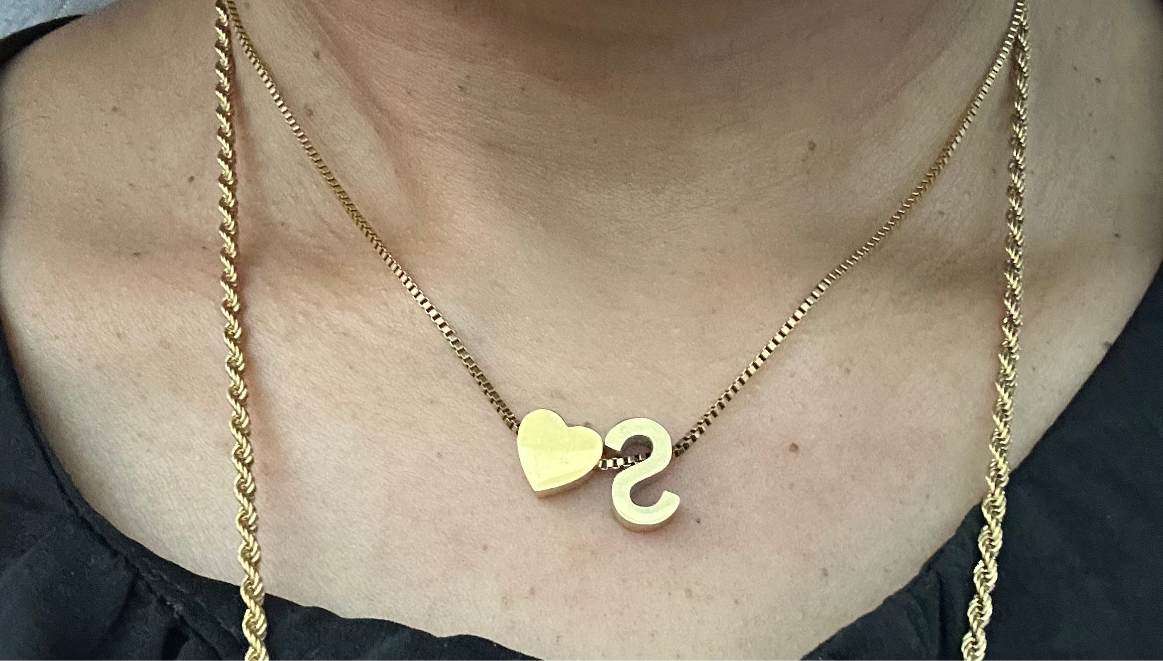 Necklace Initials Love - S