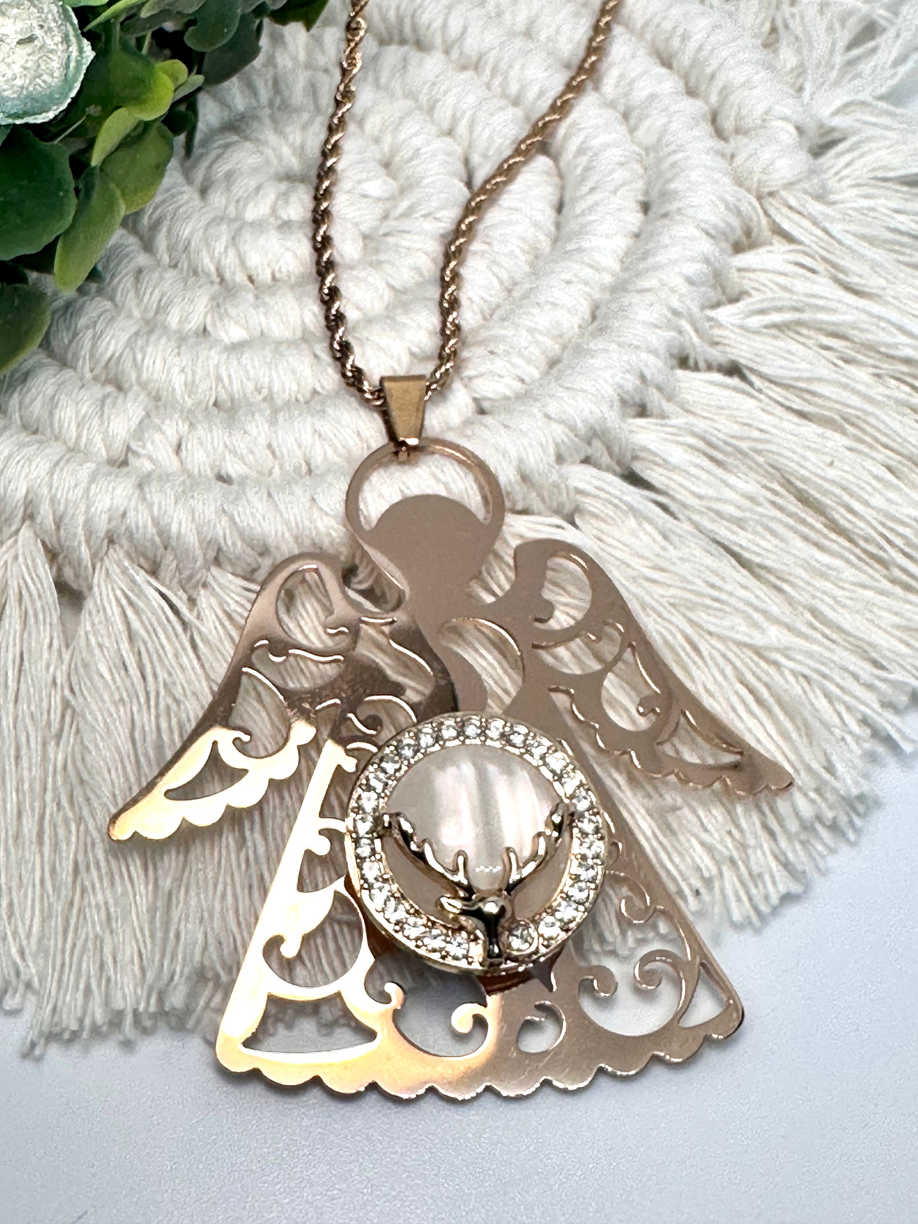 Angel of Light Pendant (Rose Gold)