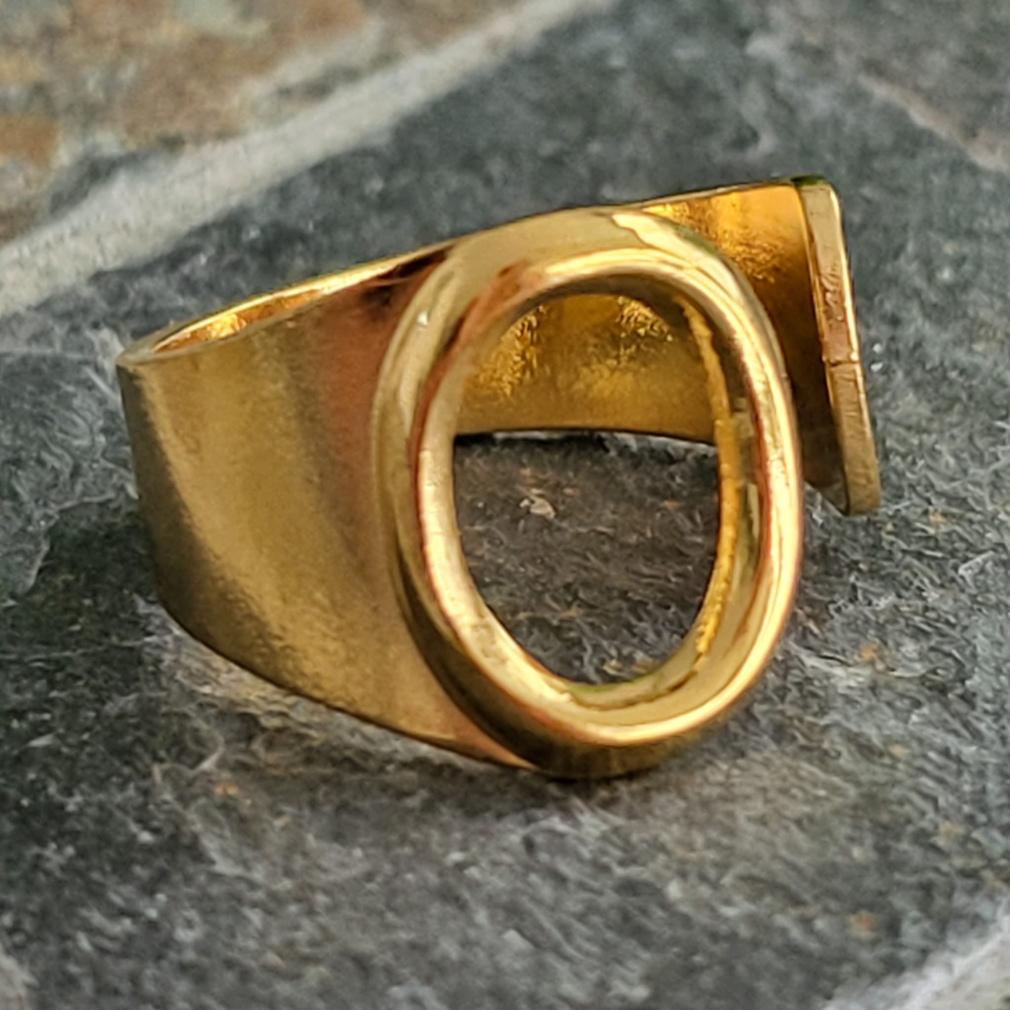 Luxe Ring - Initial- O