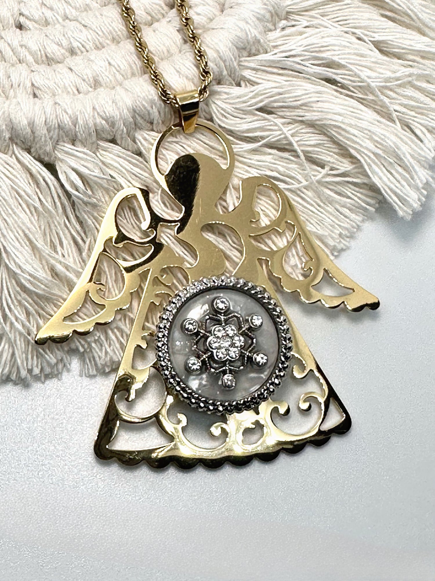 Angel of Light Pendant (Gold)