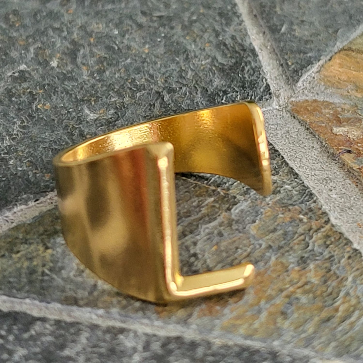 Luxe Ring - Initial- L