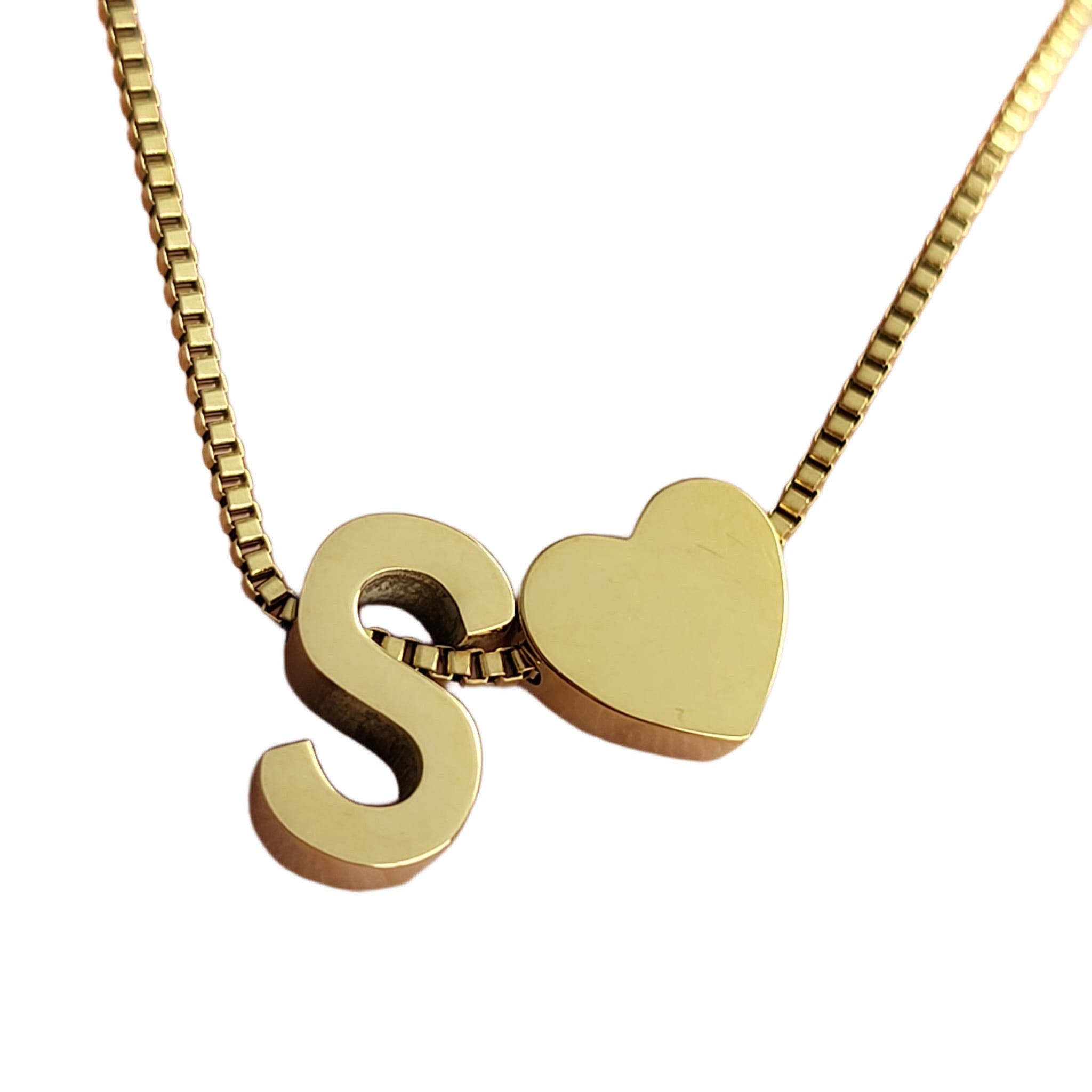 Necklace Initials Love - S