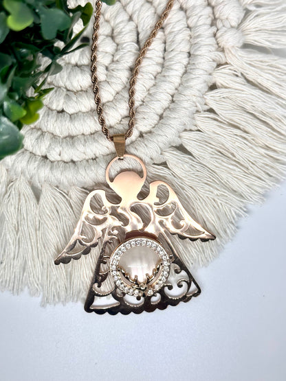 Angel of Light Pendant (Rose Gold)