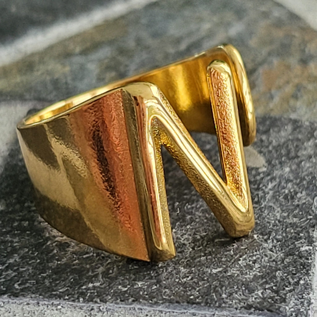 Luxe Ring - Initial- N