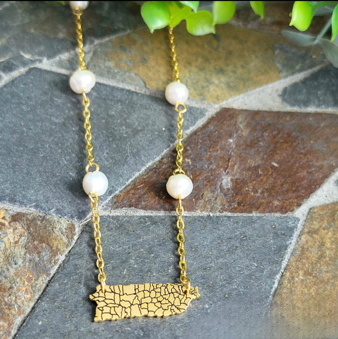 Luxe Set - Puerto Rico Caribbean Pearl (Gold)