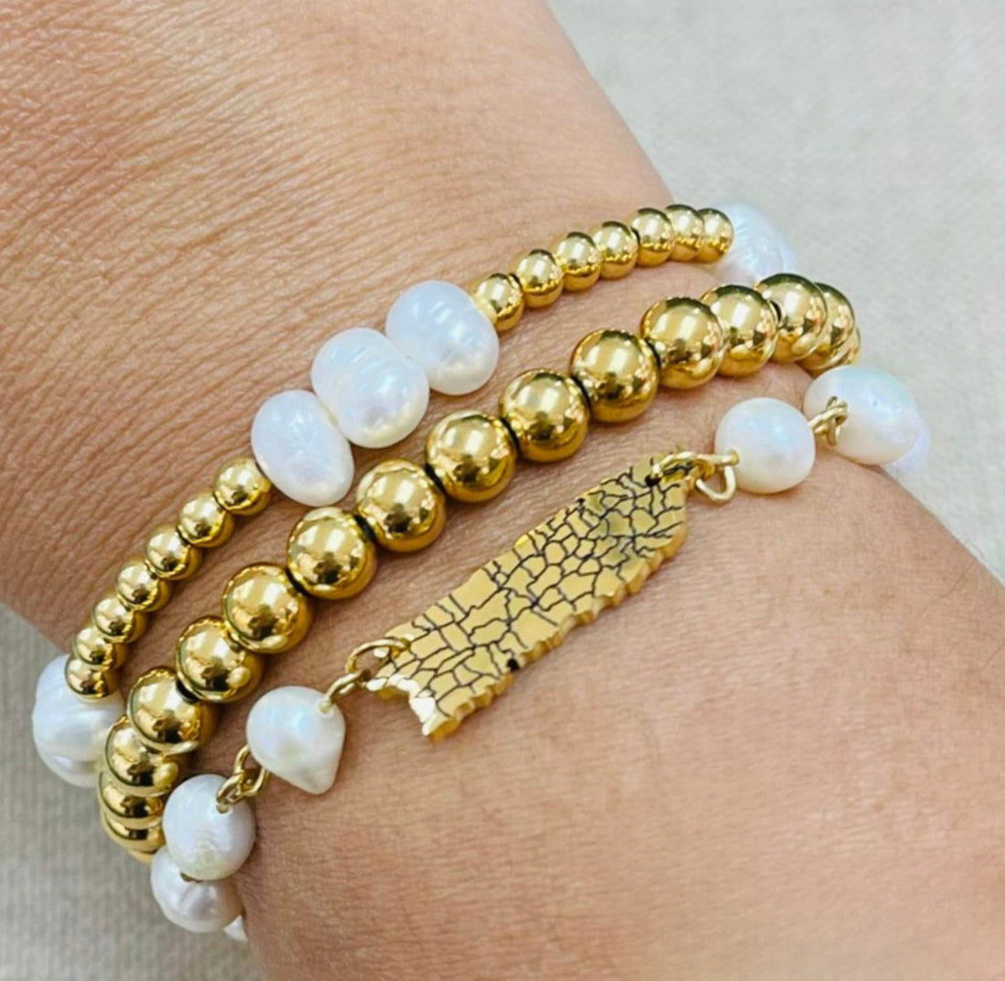 Luxe Set - Puerto Rico Caribbean Pearl (Gold)